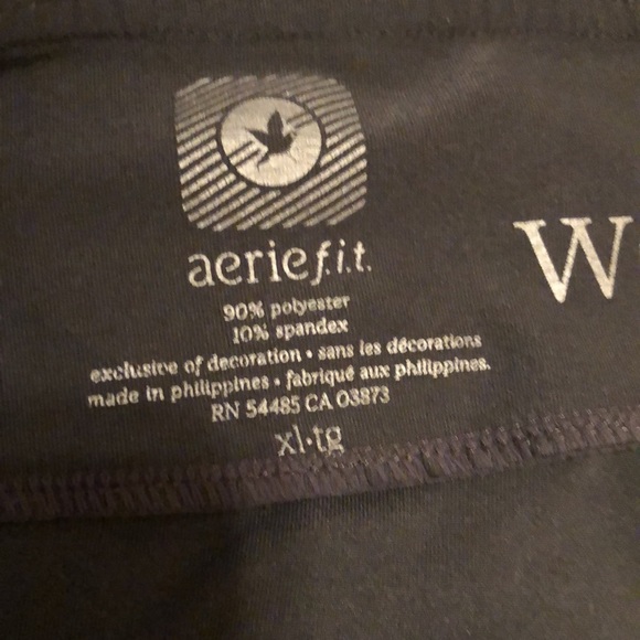 Aerie Fit Gray”Workout Pant”Full Length Pants SzXL - Picture 3 of 11